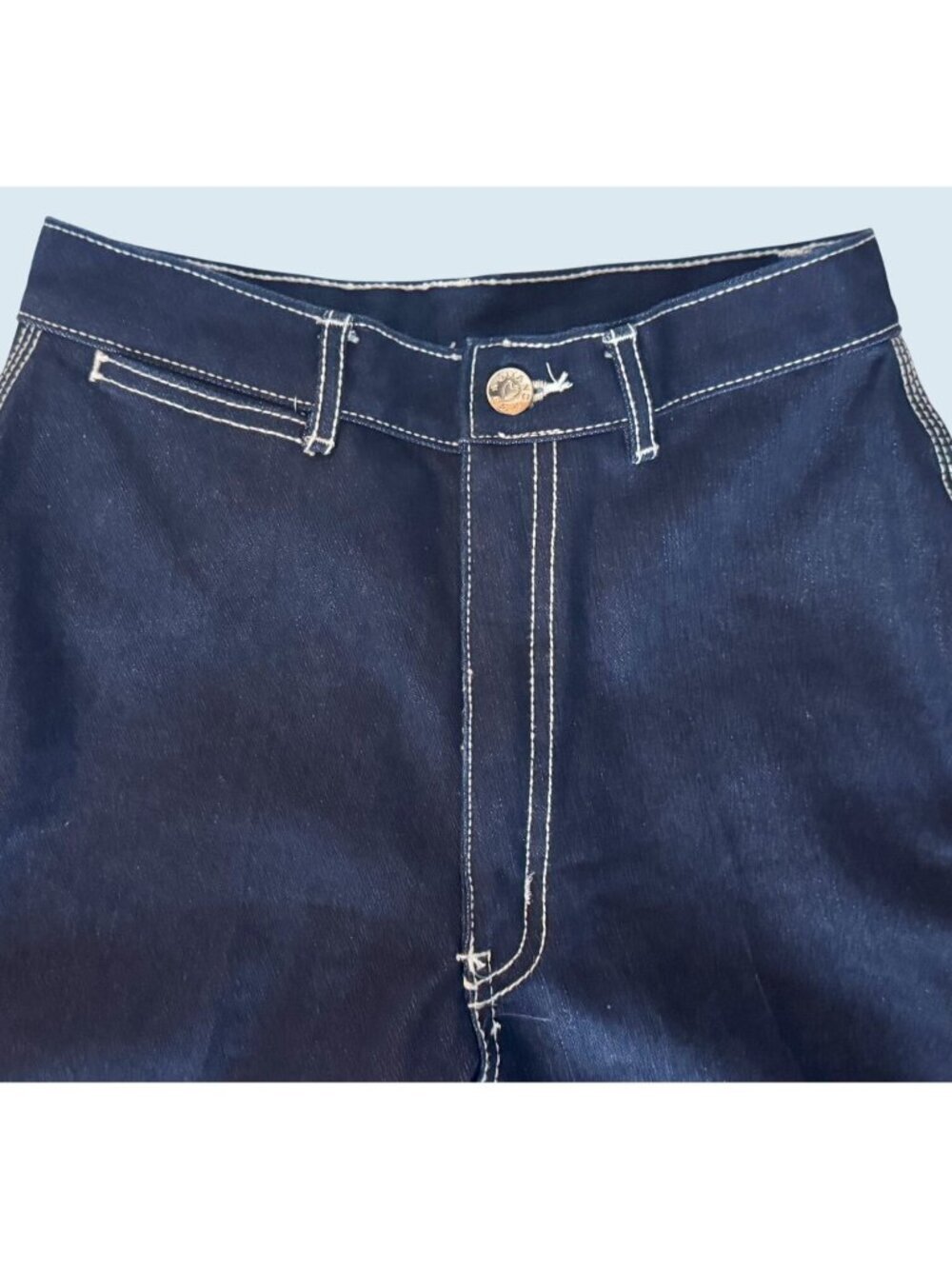 Vintage GITANO Dark Wash High Waisted 80s / 90s Jeans Size 24 - Picture 4 of 8